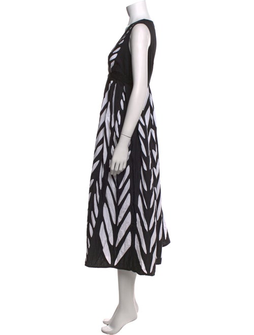 Banjanan Printed Midi Length Dress