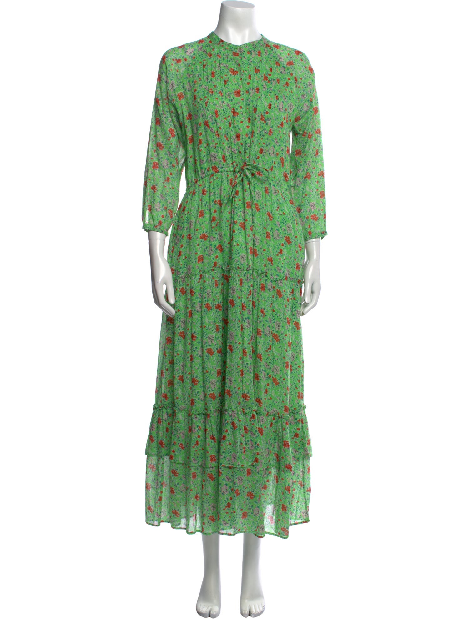Banjanan Floral Print Long Dress