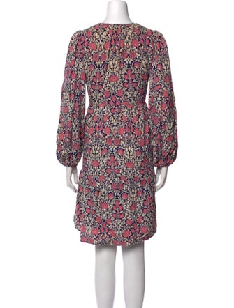 Banjanan Floral Print Knee-Length Dress