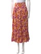 Banjanan Floral Print Midi Length Skirt