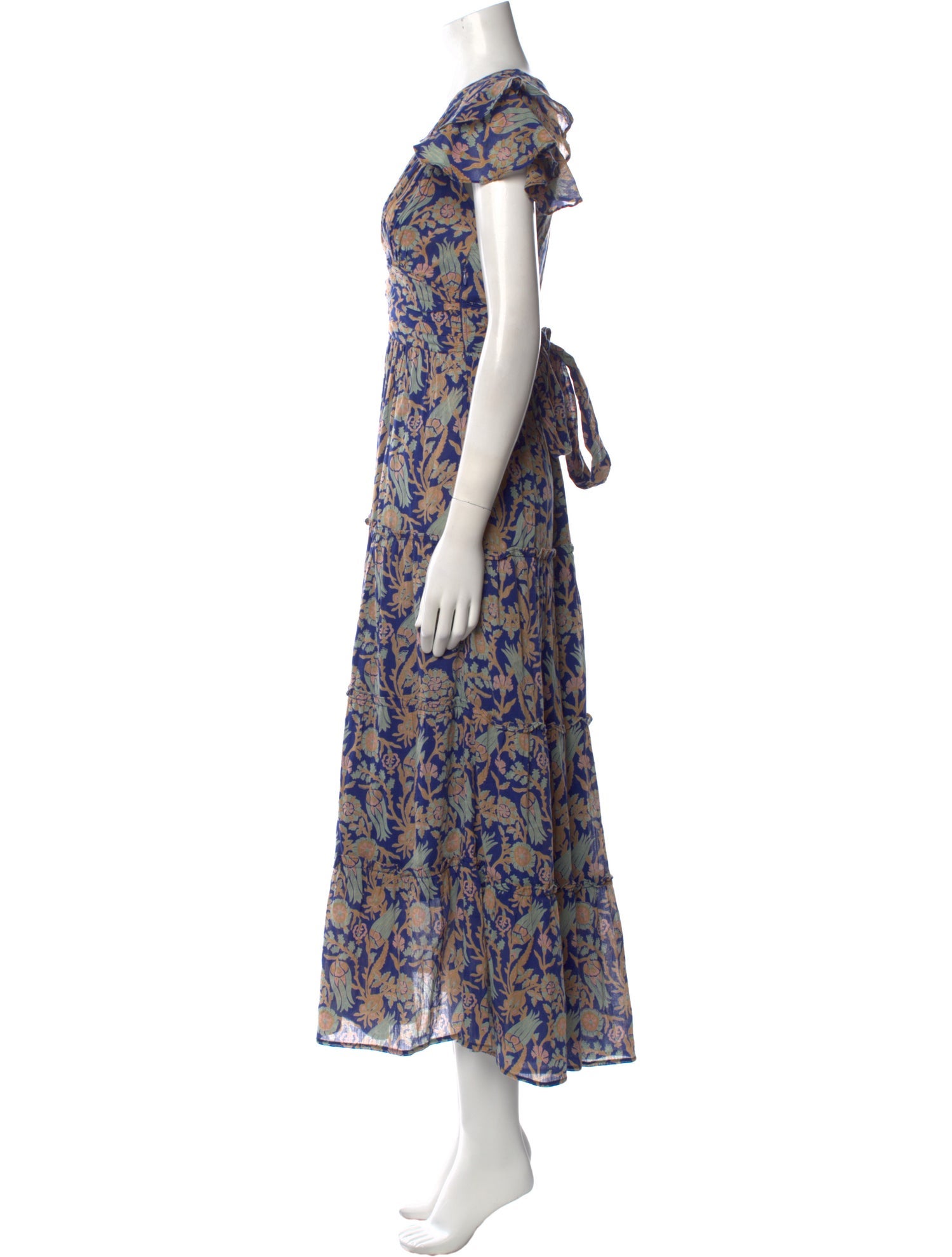 Banjanan Floral Print Long Dress