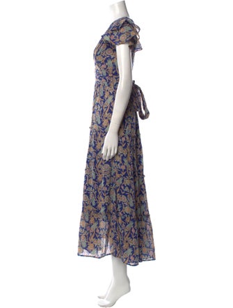 Banjanan Floral Print Long Dress