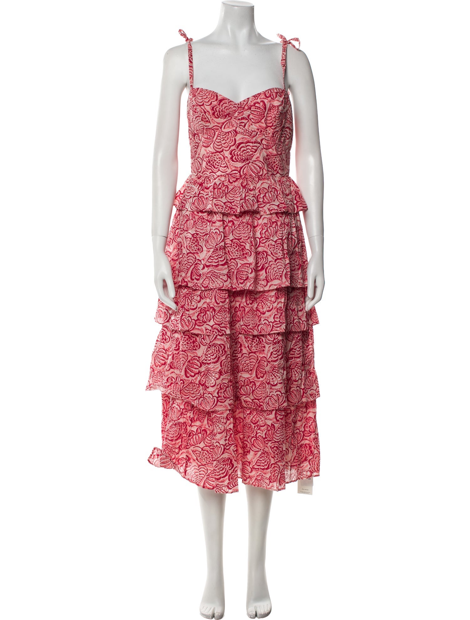 Banjanan Floral Print Long Dress