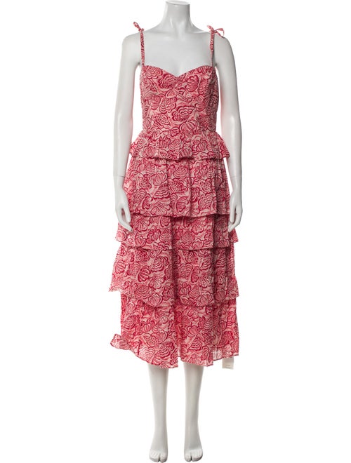 Banjanan Floral Print Long Dress