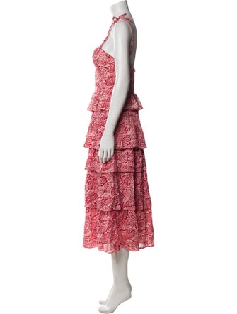 Banjanan Floral Print Long Dress