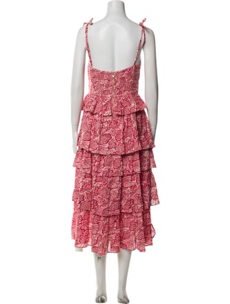 Banjanan Floral Print Long Dress