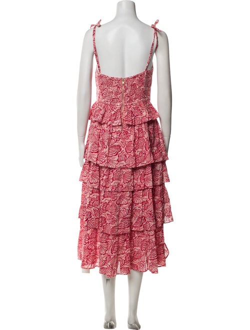 Banjanan Floral Print Long Dress