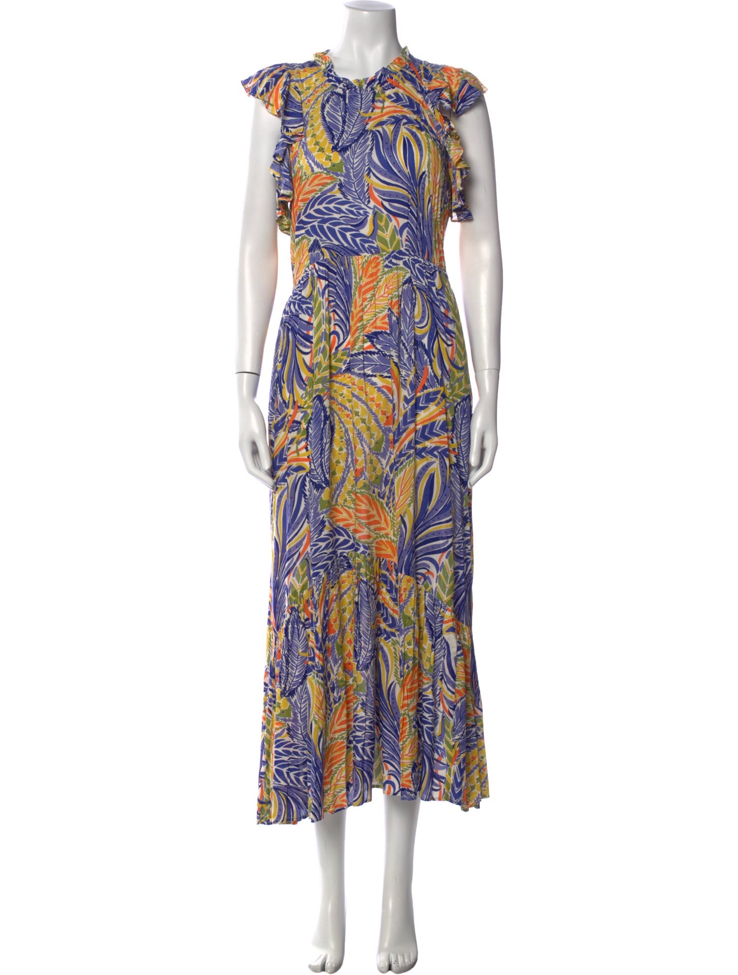 Banjanan Printed Long Dress w/ Tags