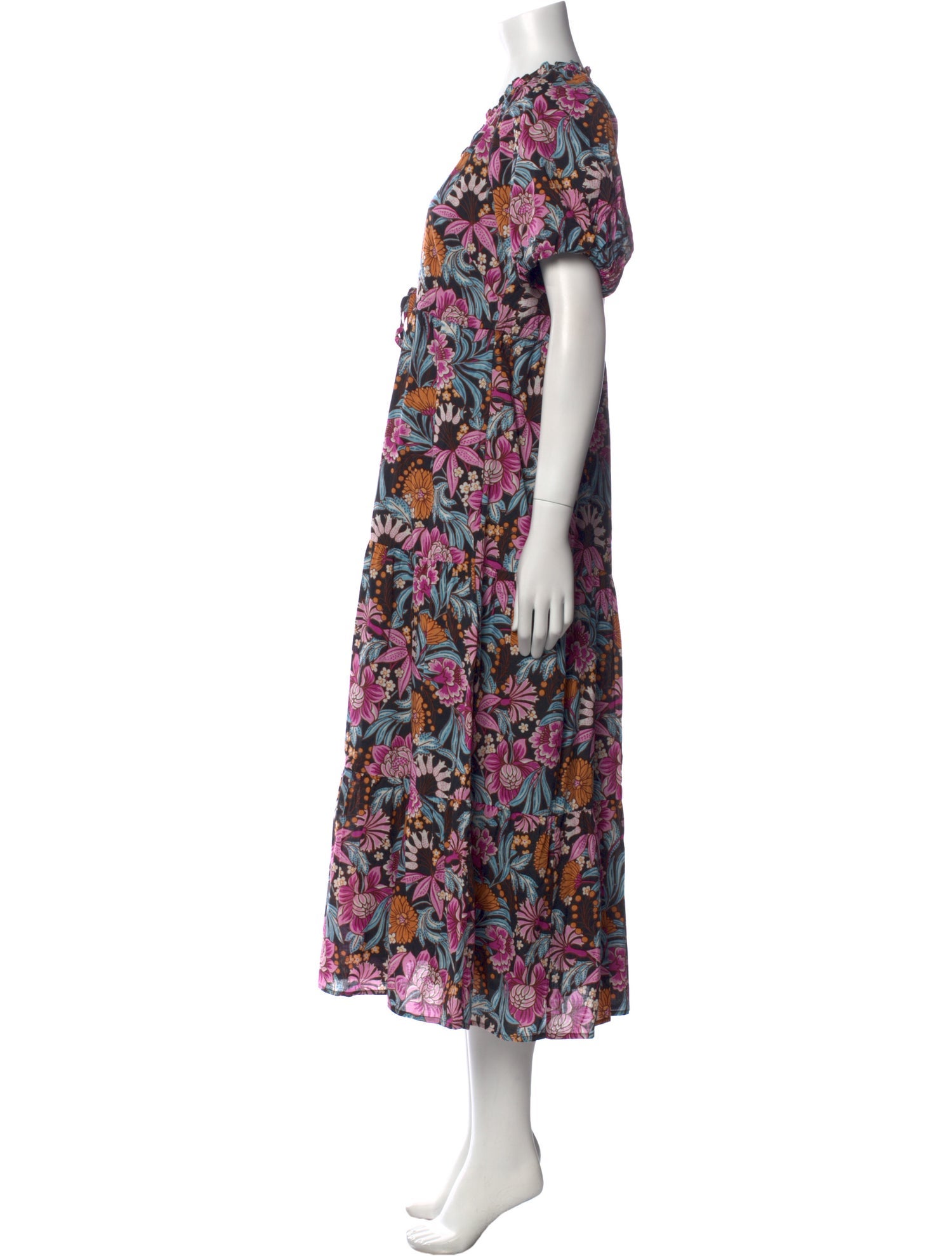 Banjanan Floral Print Long Dress