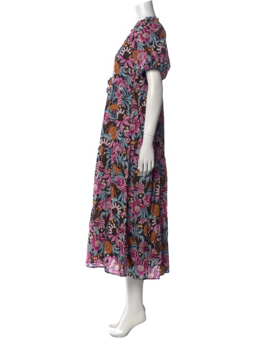 Banjanan Floral Print Long Dress