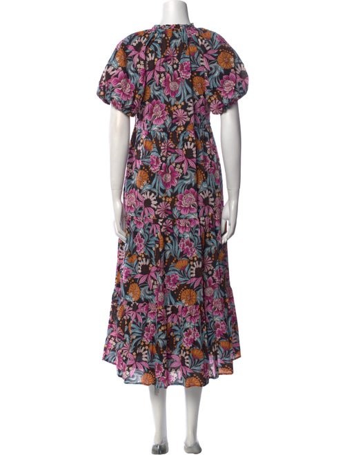 Banjanan Floral Print Long Dress