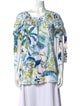 Banjanan Printed Scoop Neck Blouse