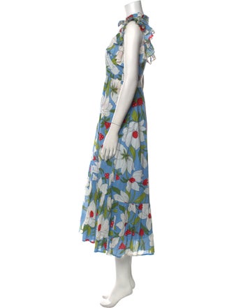 Banjanan Floral Print Long Dress