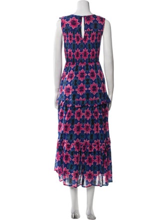 Banjanan Floral Print Long Dress