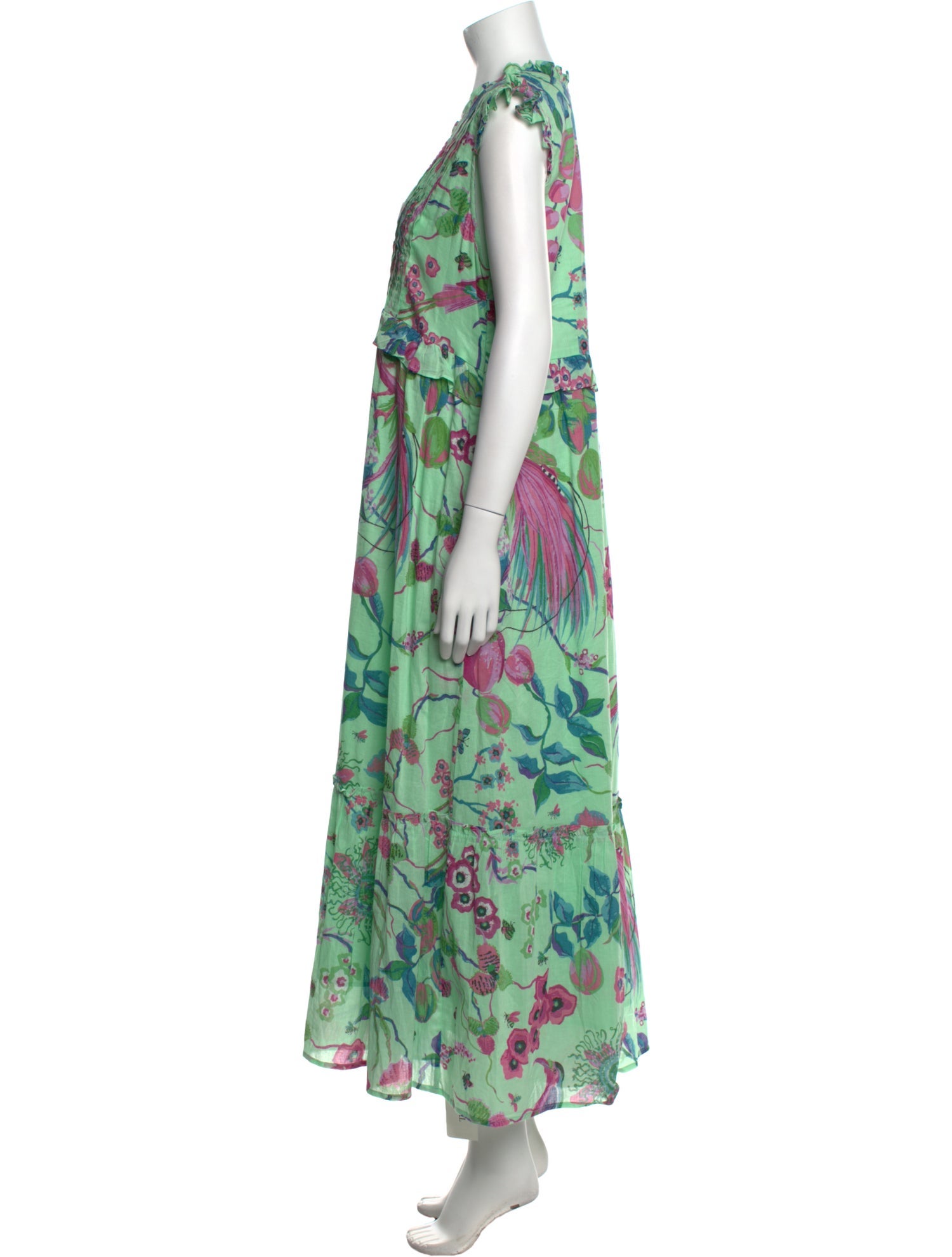 Banjanan Floral Print Long Dress