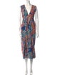 Banjanan Printed Midi Length Dress