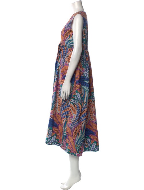 Banjanan Printed Midi Length Dress