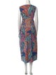 Banjanan Printed Midi Length Dress