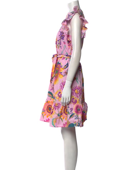 Banjanan Floral Print Cowl Neck Tunic