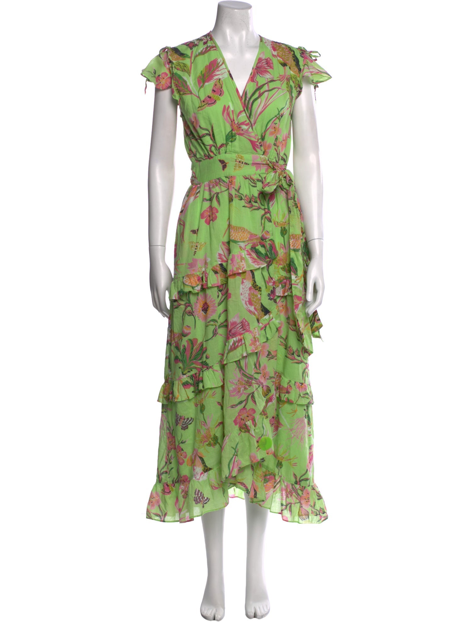 Banjanan Floral Print Long Dress