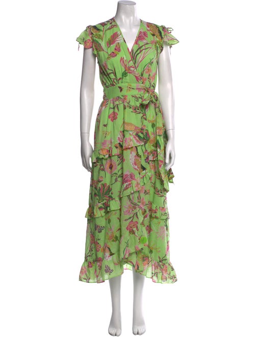 Banjanan Floral Print Long Dress