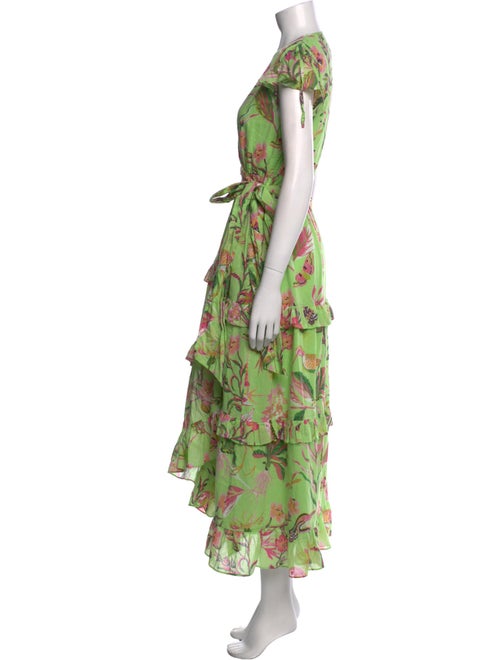 Banjanan Floral Print Long Dress