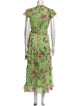 Banjanan Floral Print Long Dress