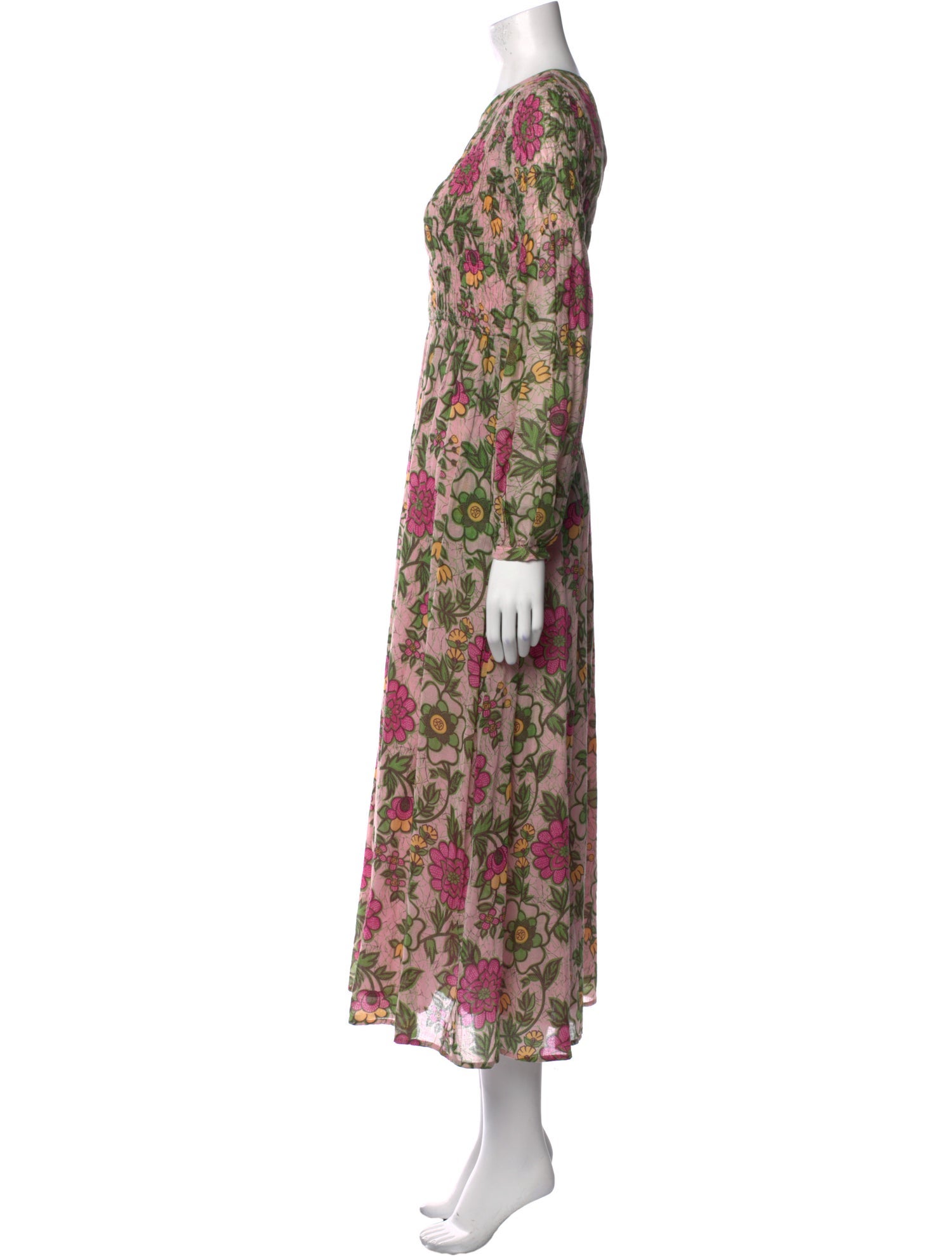 Banjanan Floral Print Long Dress
