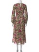 Banjanan Floral Print Long Dress