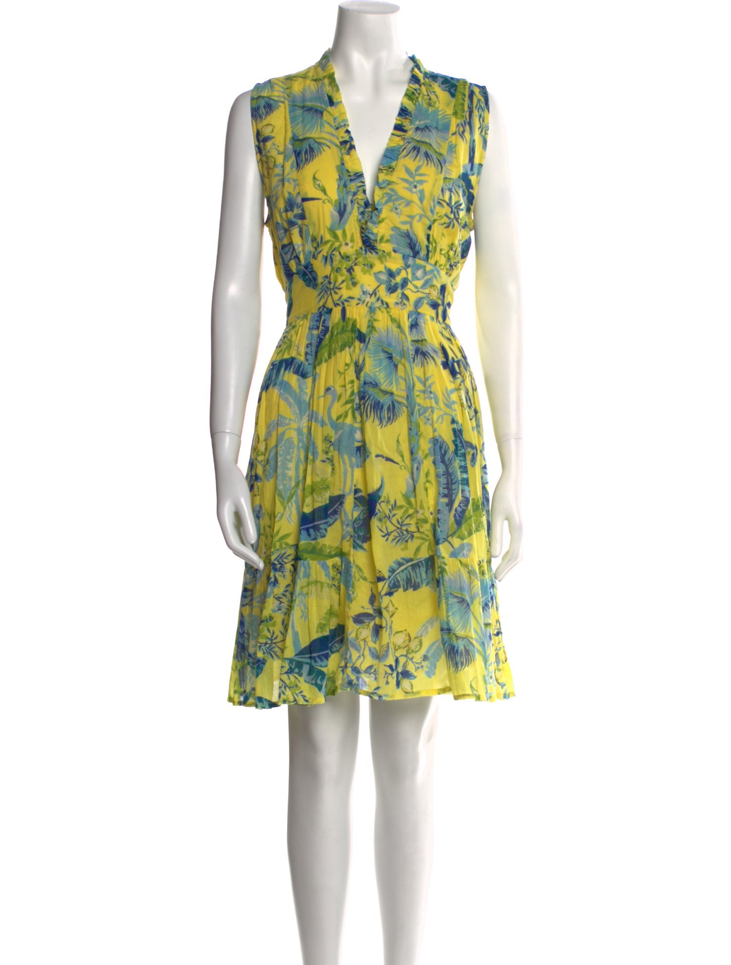 Banjanan Printed Knee-Length Dress
