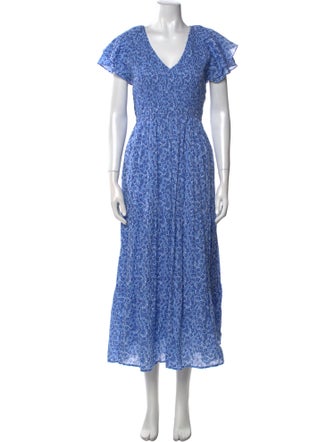 Banjanan Floral Print Long Dress