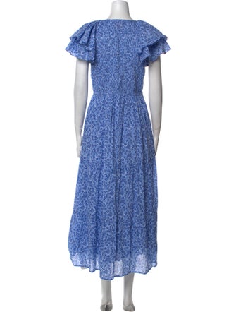 Banjanan Floral Print Long Dress