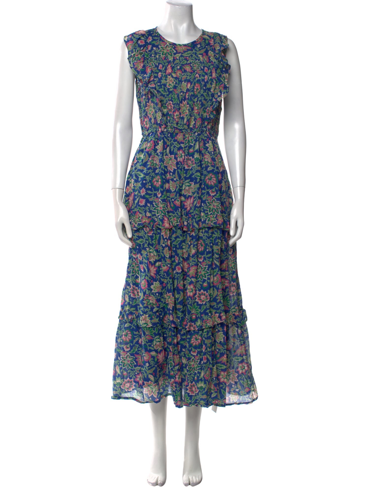 Banjanan Floral Print Long Dress