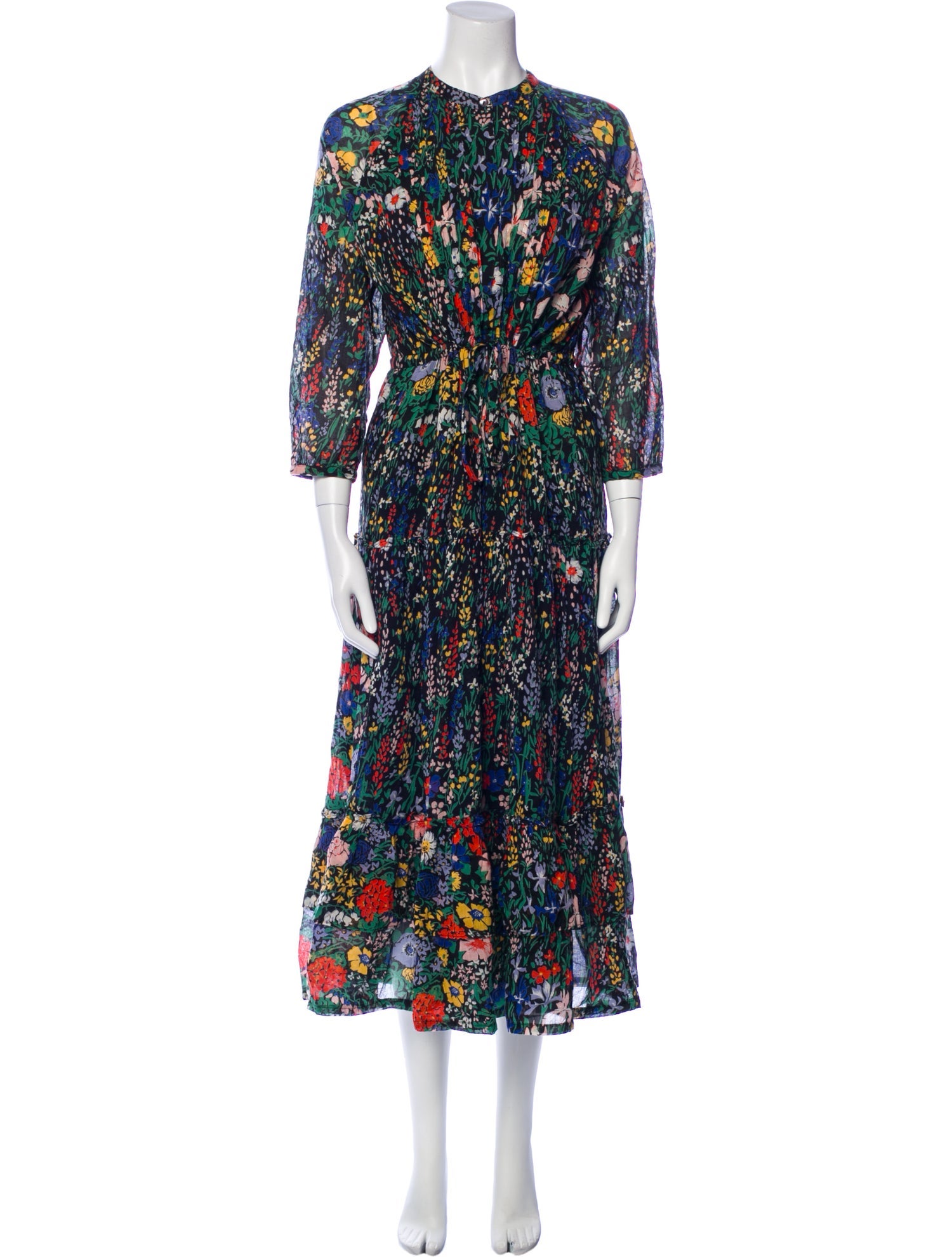 Banjanan Floral Print Long Dress