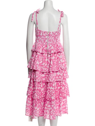 Banjanan Printed Midi Length Dress