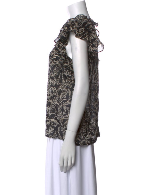 Banjanan Printed Cowl Neck Blouse