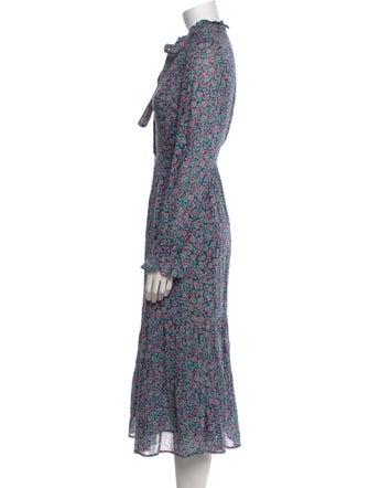 Banjanan Floral Print Long Dress