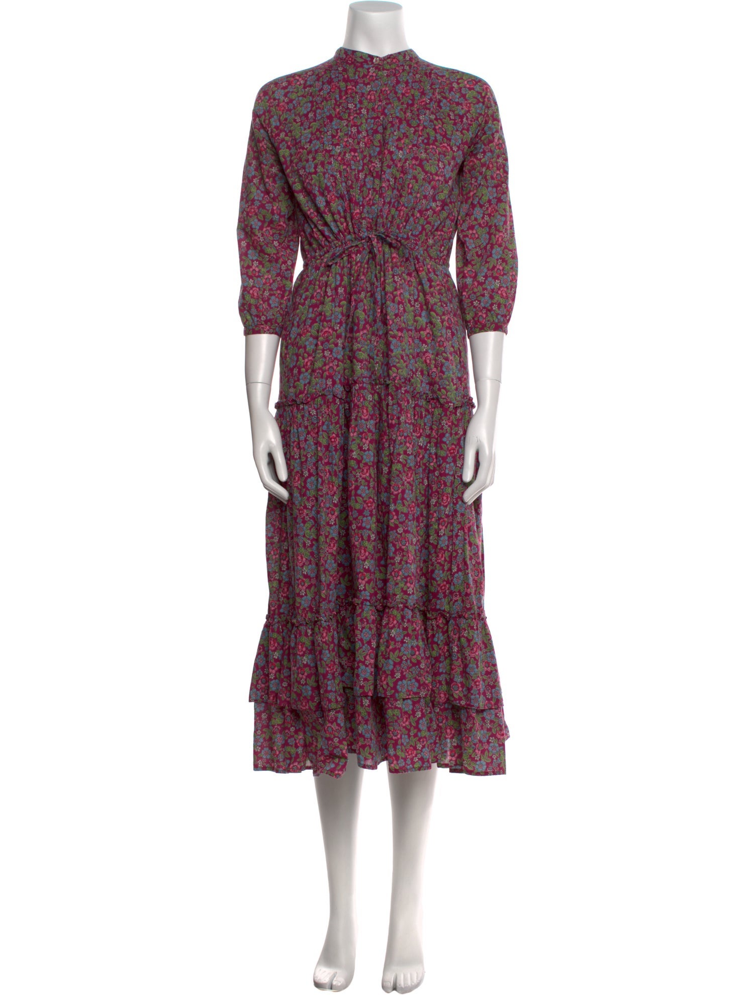 Banjanan Floral Print Long Dress