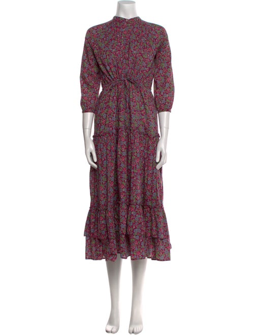 Banjanan Floral Print Long Dress