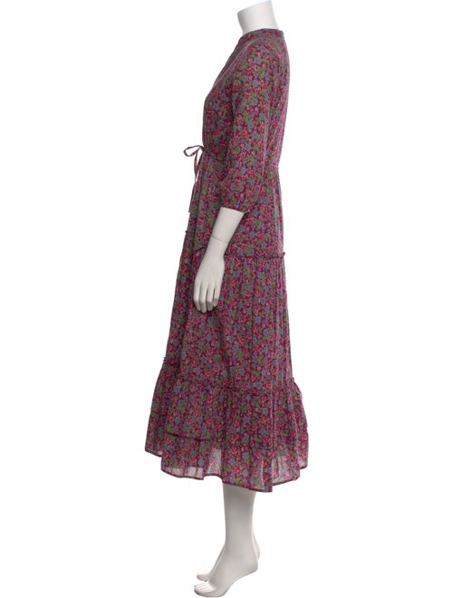 Banjanan Floral Print Long Dress