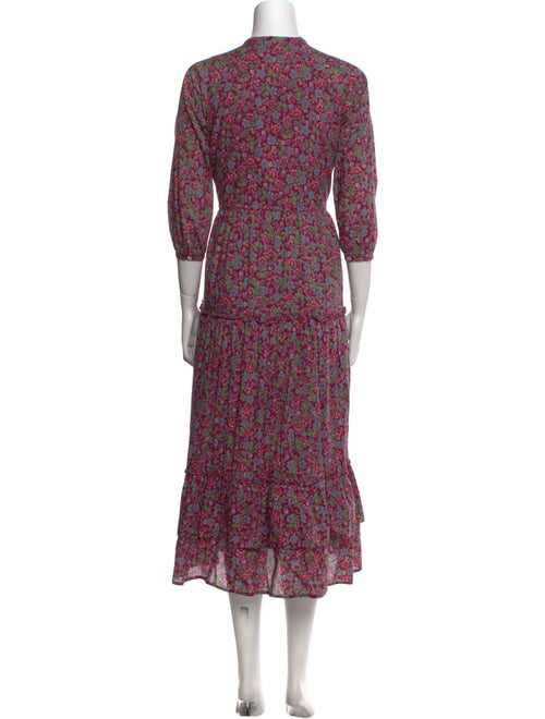 Banjanan Floral Print Long Dress