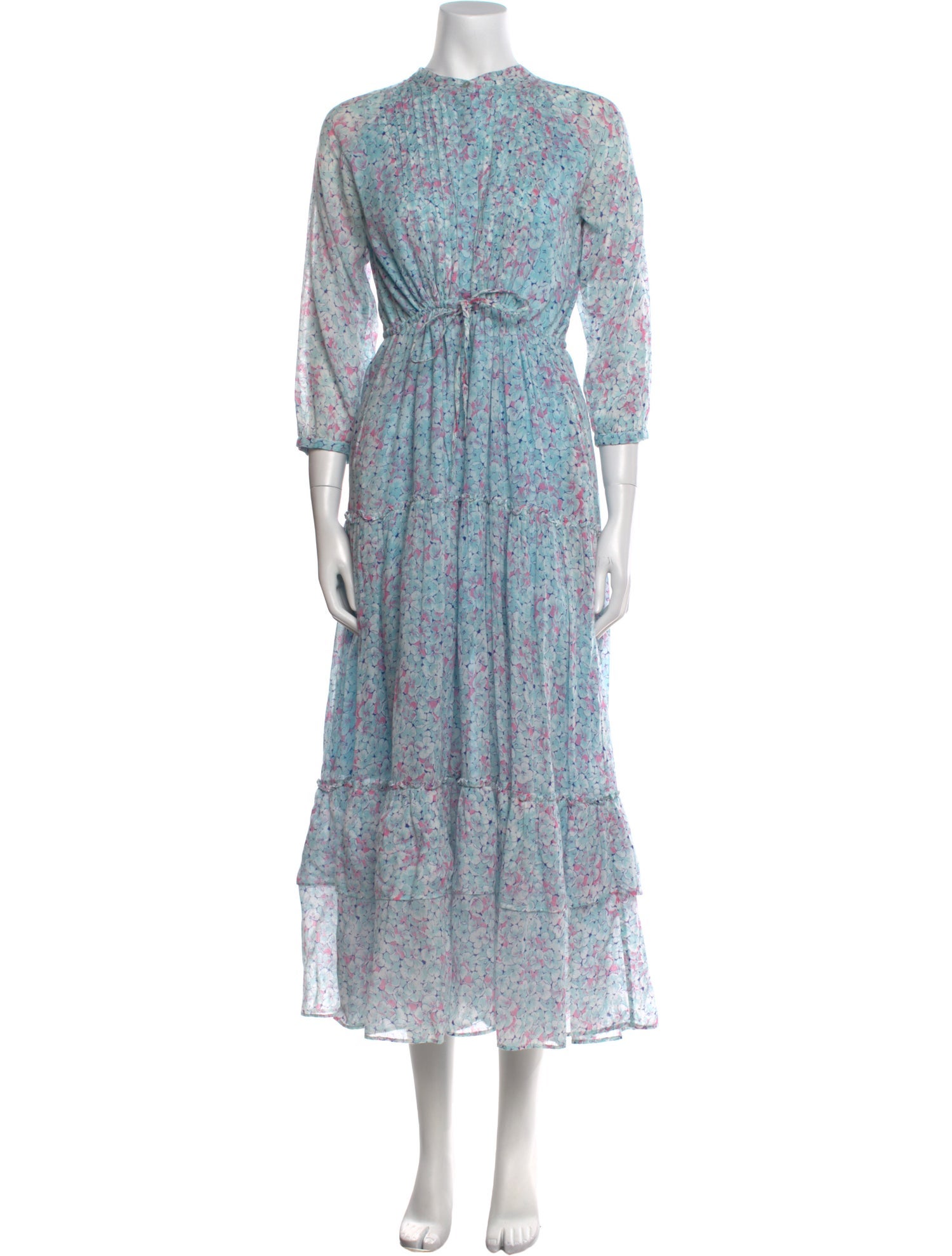 Banjanan Floral Print Long Dress