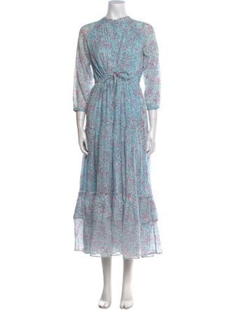 Banjanan Floral Print Long Dress