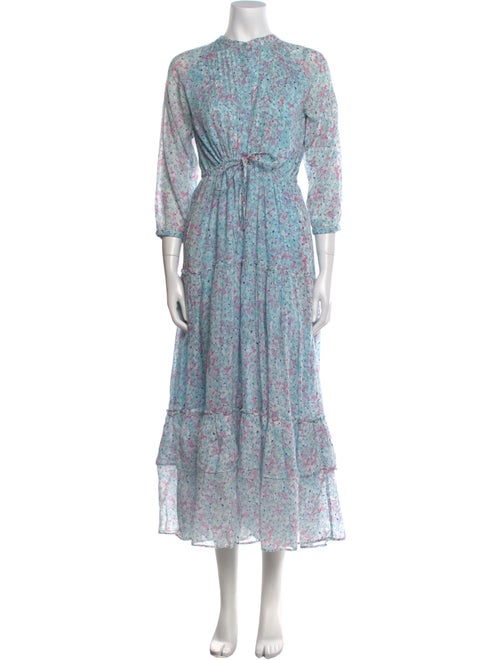 Banjanan Floral Print Long Dress