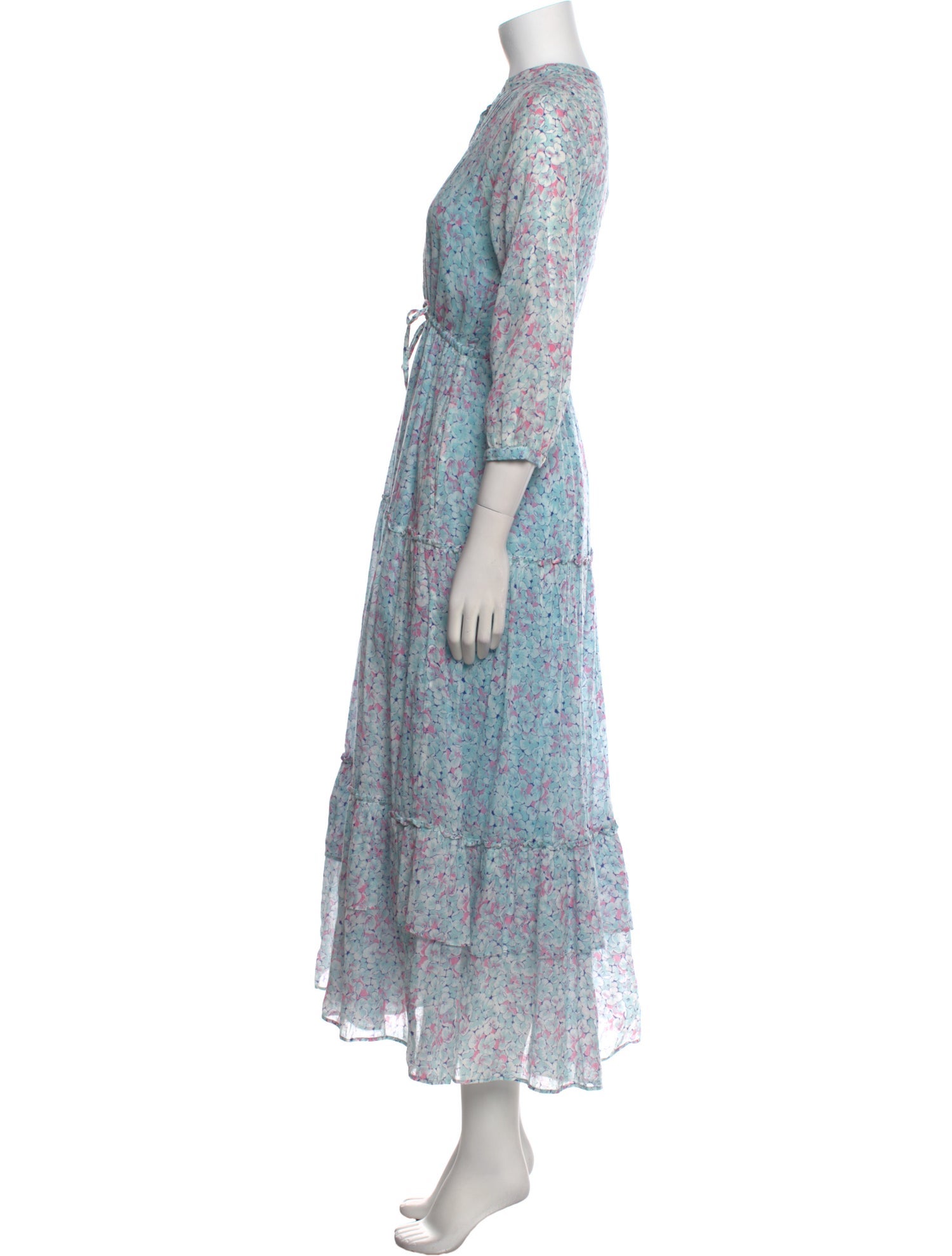 Banjanan Floral Print Long Dress