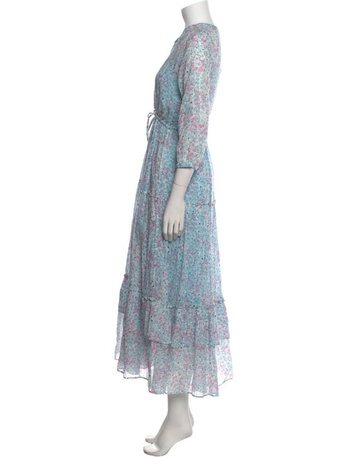 Banjanan Floral Print Long Dress