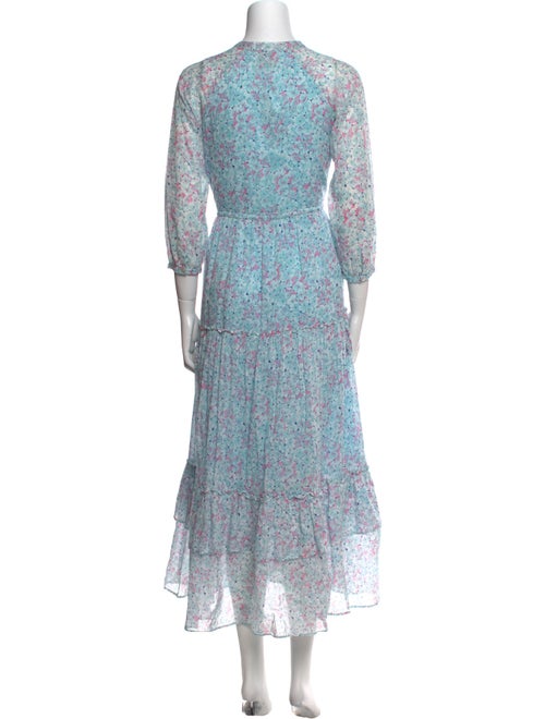 Banjanan Floral Print Long Dress