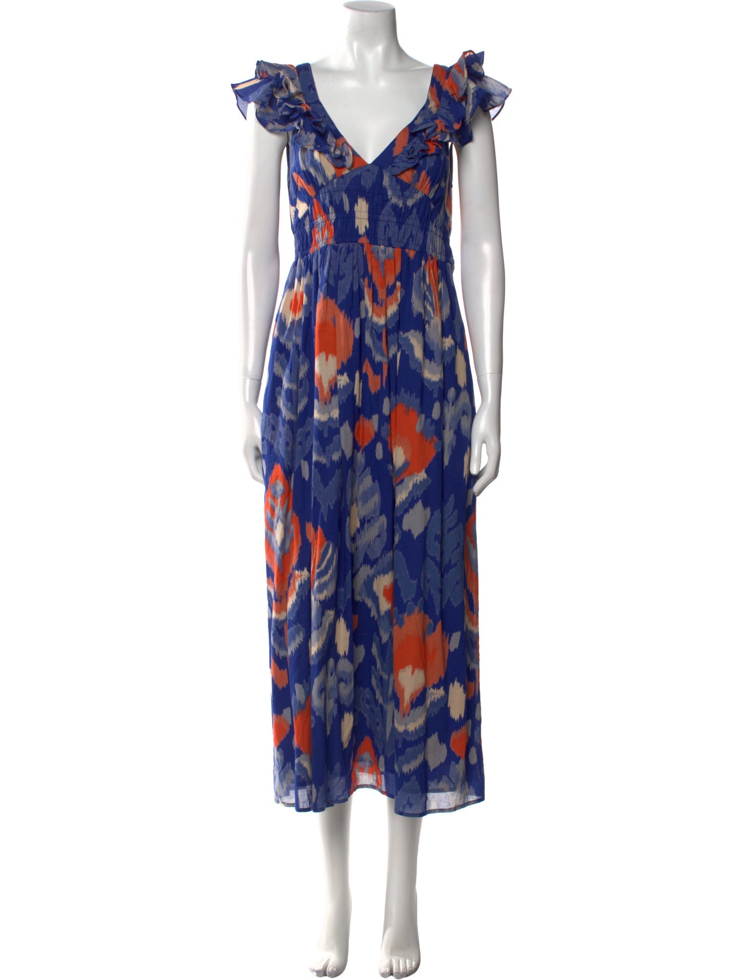 Banjanan Floral Print Long Dress