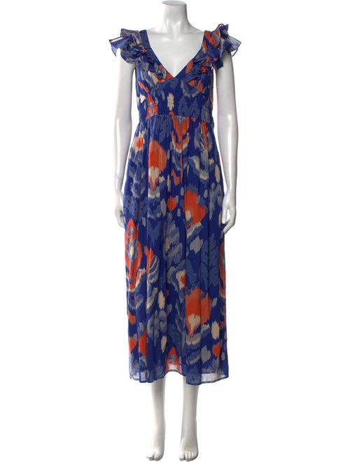 Banjanan Floral Print Long Dress