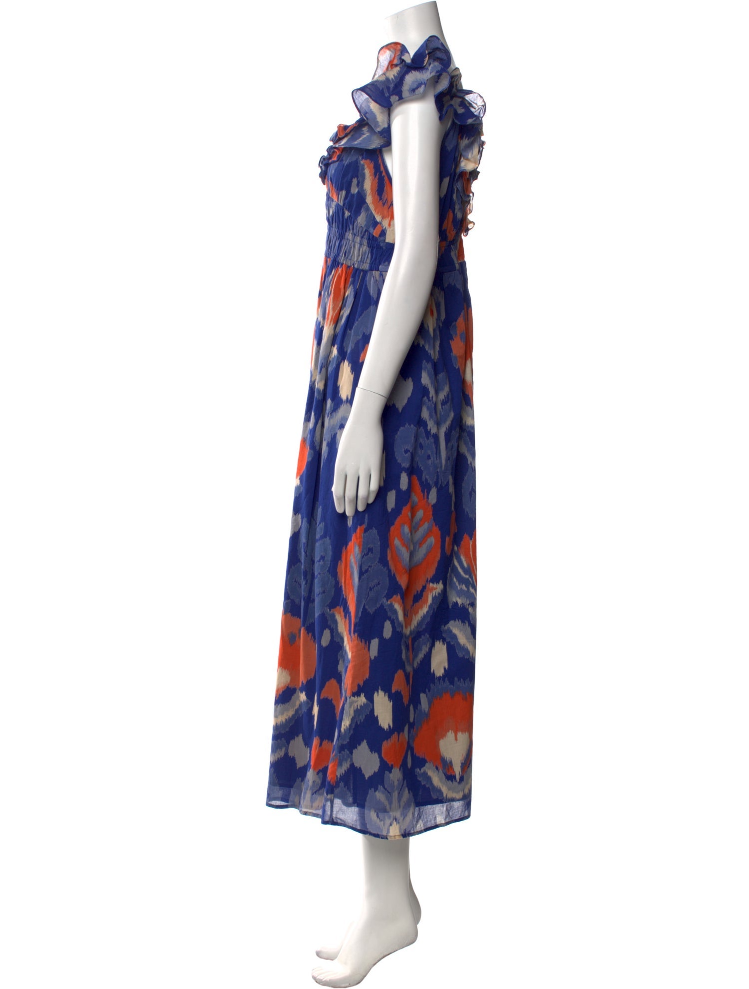 Banjanan Floral Print Long Dress